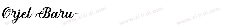 Orjel Baru字体转换